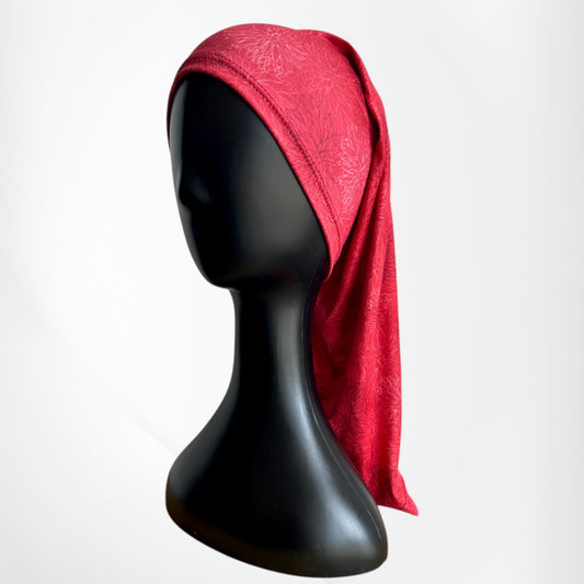 Bandana Dalias Rojas